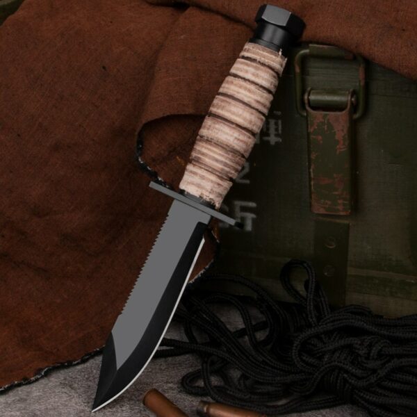 Pilot survival straight knife paratrooper knife outdoor knife survival knife special tactical knife military knife fixed blade