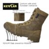 1000D Cordura Nylon Waterproof Trekking Hiking Shoes Men Military Tactical Combat Boots Layer Split-grain Leather Airsoft Gear