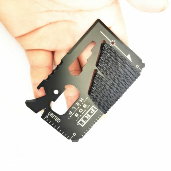 EDC Credit Card Multifunctional Pocket Hunting Knife Outdoor Sports Camping Hiking SOS Survival Rescue Emergency Tools MJ