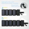KERNUAP SunPower Folding 10W Solar Cells Charger 5V 2.1A USB Output Devices Portable Solar Panels for Smartphones
