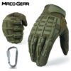 Outdoor Sports Tactical Gloves Full Finger Long Camo Glove Army Military Anti-skip Gear Airsoft Biking Shooting Paintball Men